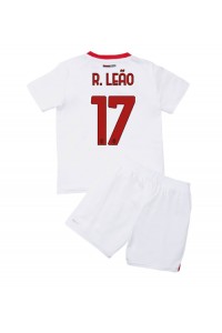 AC Milan Rafael Leao #17 Babytruitje Uit tenue Kind 2022-23 Korte Mouw (+ Korte broeken)